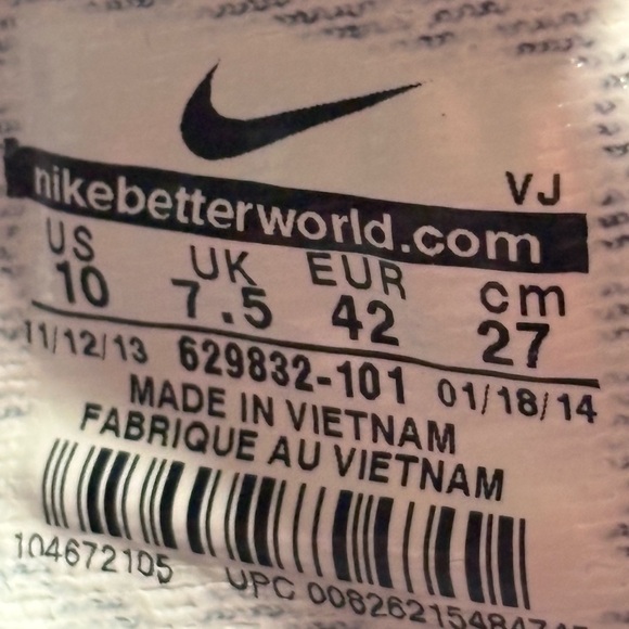 Nike Free TR Fit 4 Women's Galaxy Purple/Pink Running Shoes (629832-101) SZ 10 - Picture 11 of 12